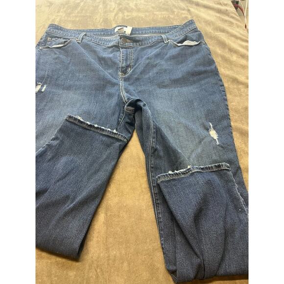 Lane Bryant Women's Jeans size 20w low rise boyfriend - Picture 3 of 7